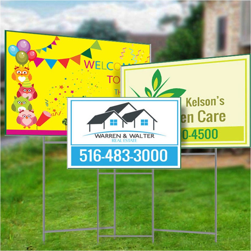 Printing Coroplast Yard Signs Printing Coroplast Yard Signs