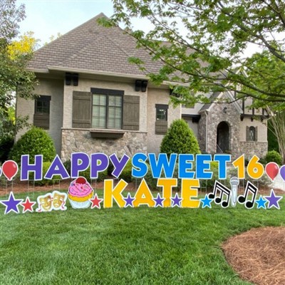 Corrugated Yard Sign Decorations