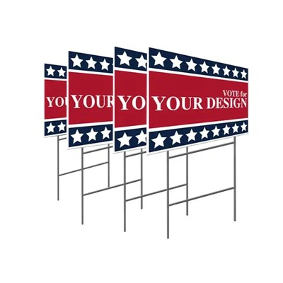 Decoration Corrugated Plastic Lawn Yard Sign