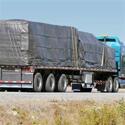 Truck And Cargo Poly Tarp
