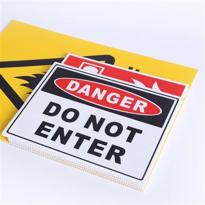 UV Printing PP Corrugated Yard Sign