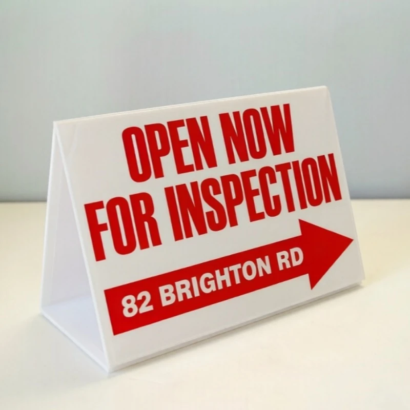 Waterproof UV-resistant Lightweight Roster Signs